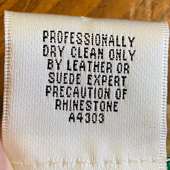 Vintage The Quacker Factory Tan Leather Button Up Shirt Shacket Size 1X - Picture 16 of 16